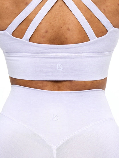Twilight Dream Heather Sports Bra - Heather Lavender