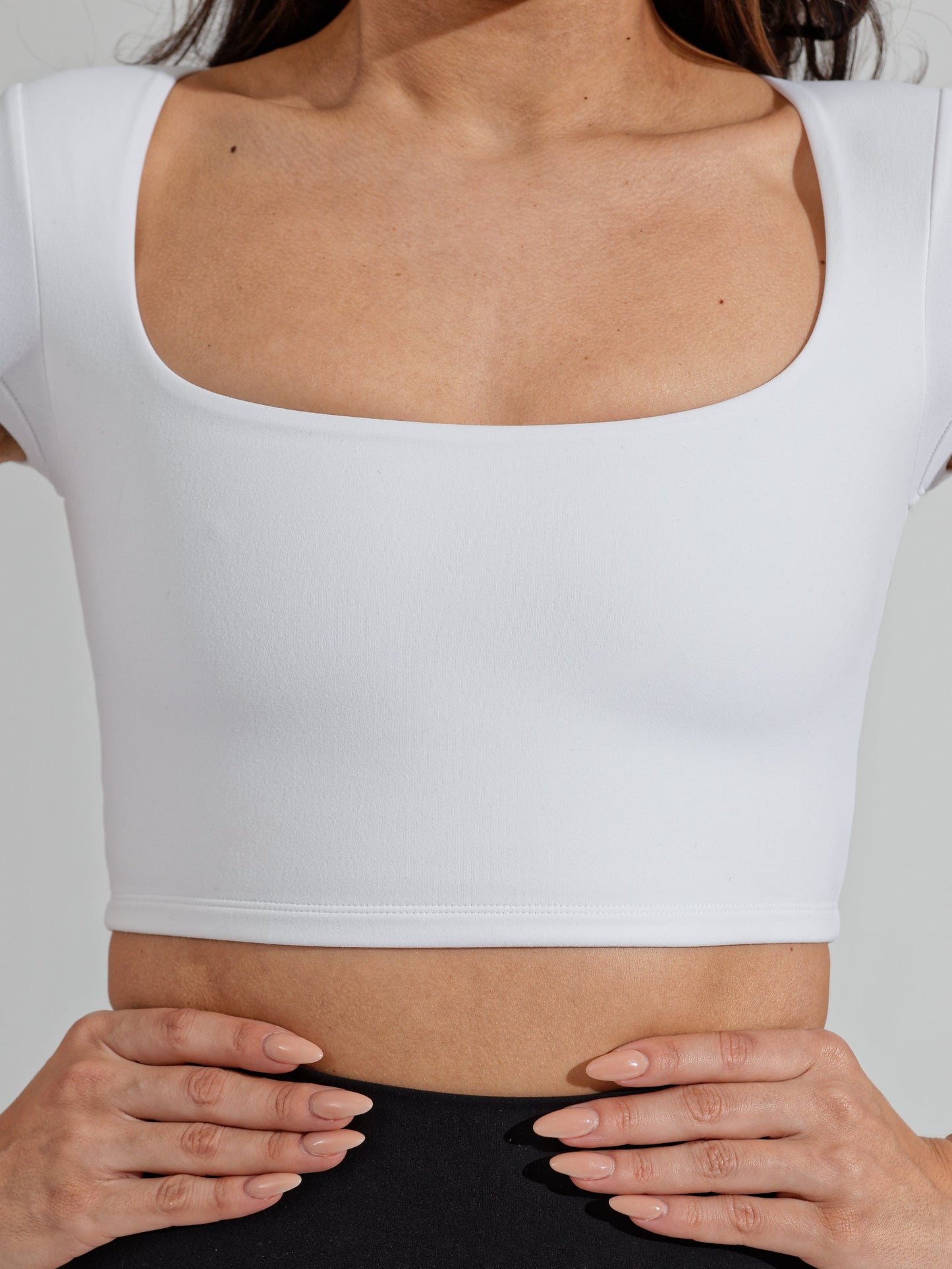 Butter Crop Top - White