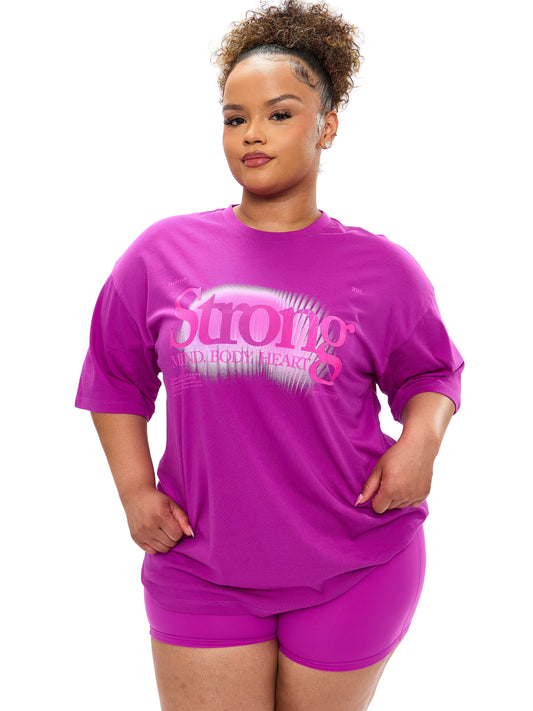 Radiant Short Sleeve Tee - Grape Juice