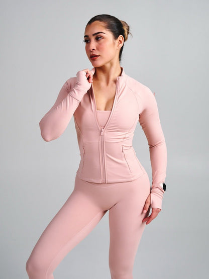 Elysium Zip Jacket - Strawberry Milk
