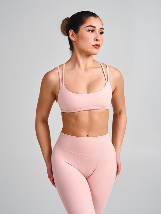Elysium Sports Bra - Strawberry Milk