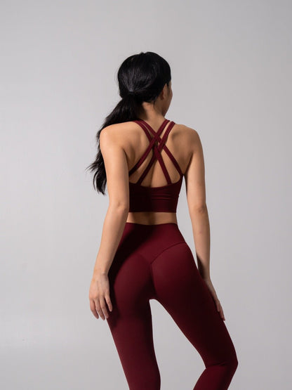 Nubre Twilight Sports Bra - Vineyard