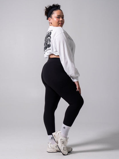 Stronger Long Sleeve Tee - White