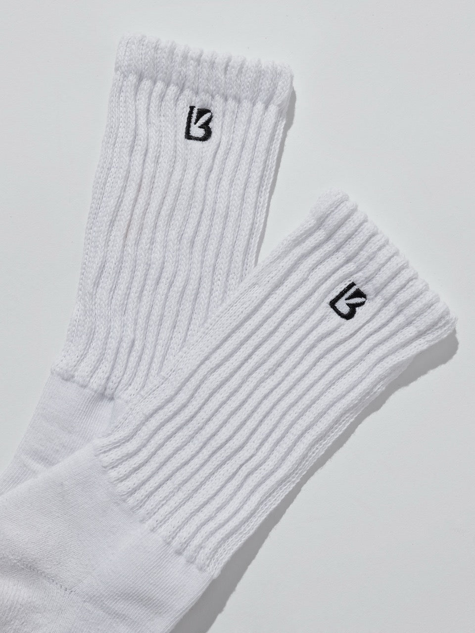 3 Pack Scrunch Socks - White