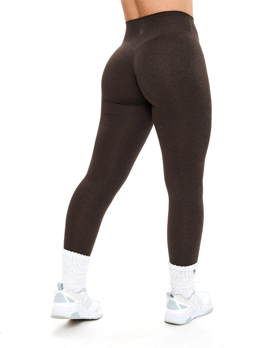 Dream Heathered Legging - Cold Brew