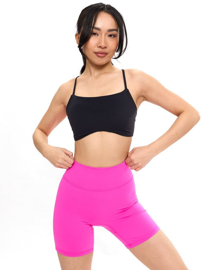Poshknit Revolution Curve Sports Bra - Onyx Black
