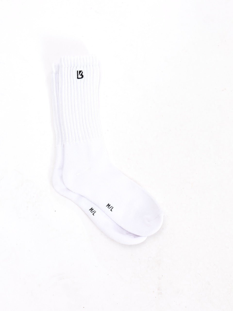 3 Pack Scrunch Socks - White