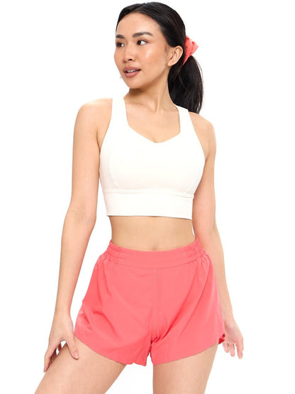 Twilight Dream Heather Sports Bra - Oat Milk