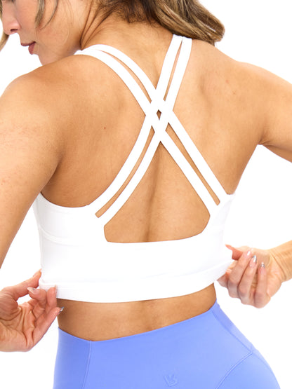 Rosita Sports Bra- White