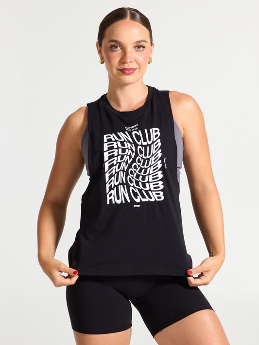 Run Club Tank - Black