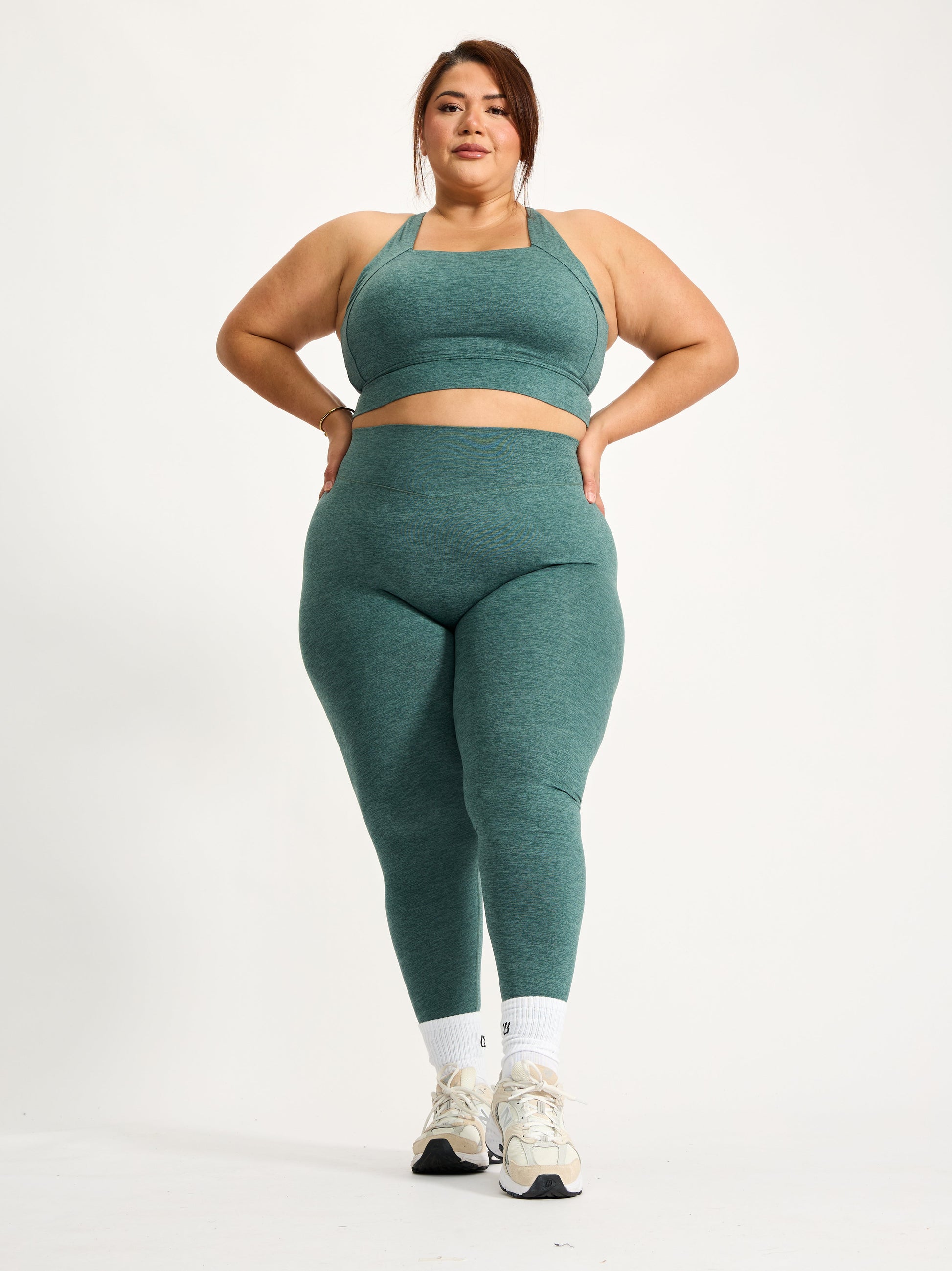 Dream Heathered Legging 26" - Heiress Ivy
