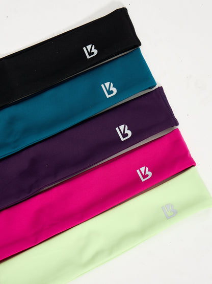 Airbrush Headband - Eggplant Purple