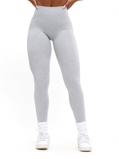 Dream Heathered Legging - Heathered Grey