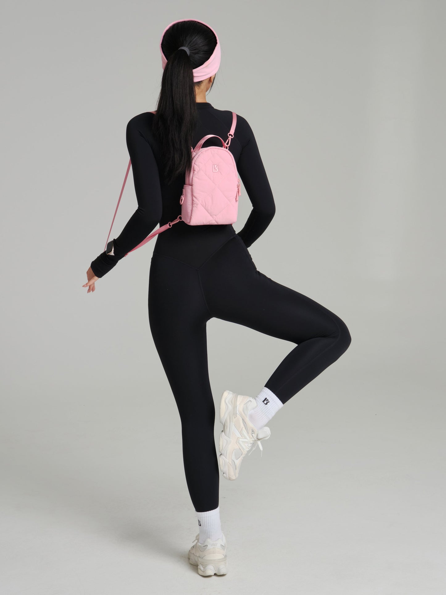 Mini Puffer Backpack - Plastic Pink
