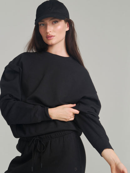 Threads Crew Pullover - Onyx Black