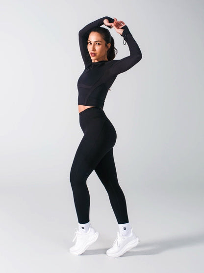 Storm Waist Top - Onyx Black