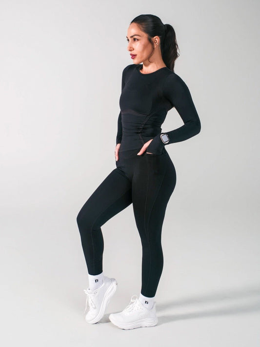 Storm Hip Top - Onyx Black